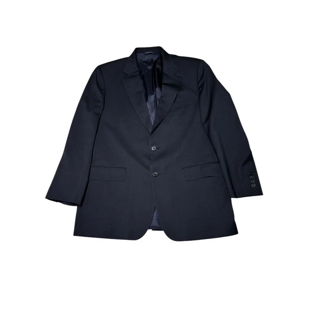 Brooks Brothers 1818 Madison Black Blazer Made in USA‎ Business Career Size 46